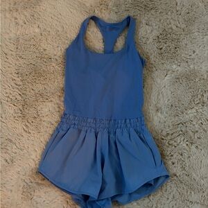 Aerie Blue Sleeveless Romper
